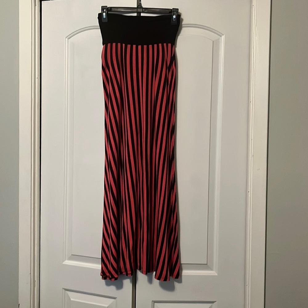 Striped Maxi Skirt